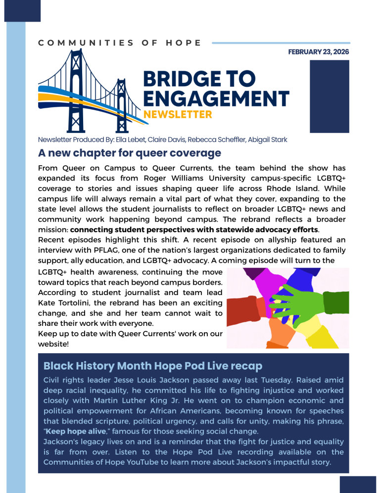 Newsletter 3 – 2/23/2026
